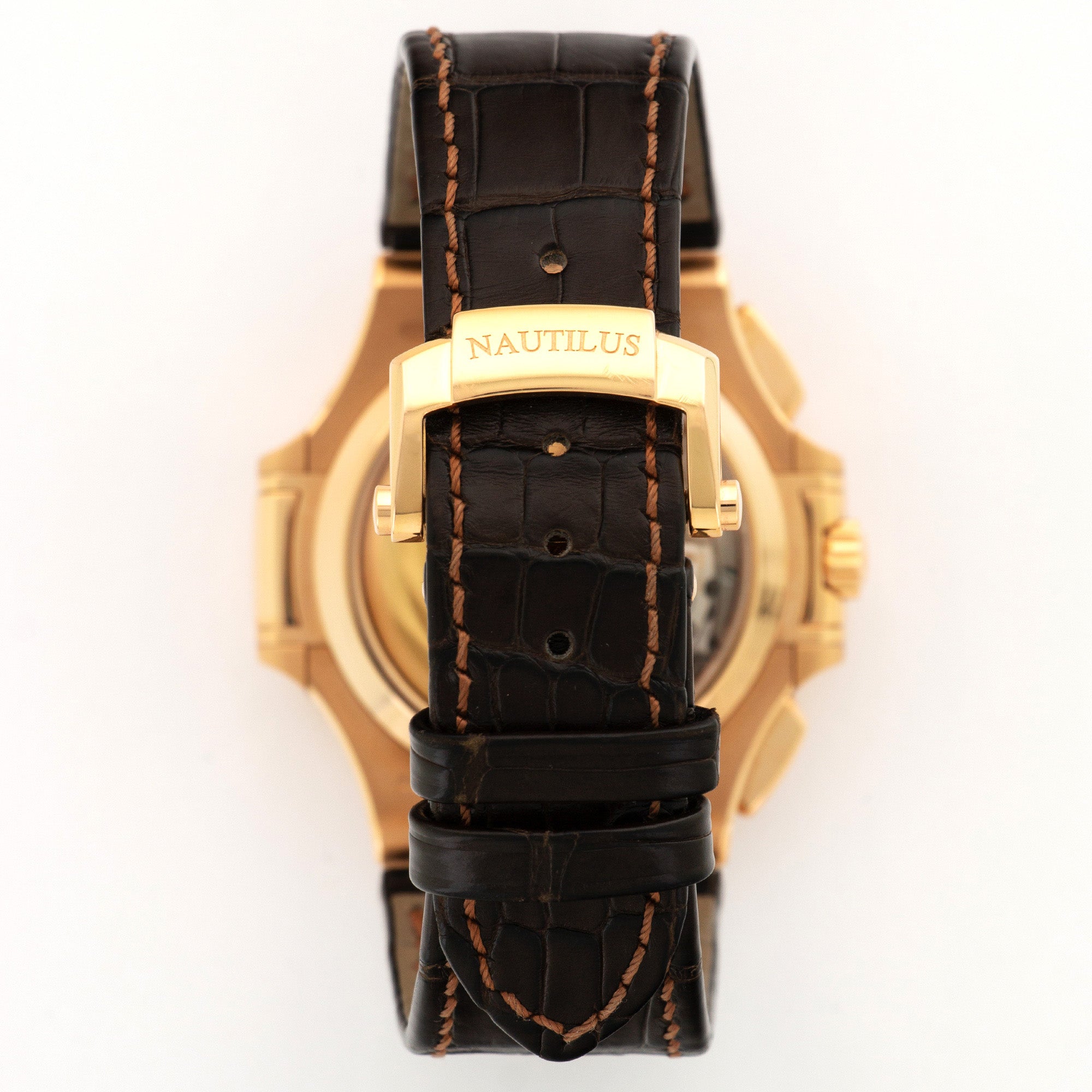 Patek Philippe - Patek Philippe Rose Gold Nautilus Chrono Watch Ref. 5980 - The Keystone Watches