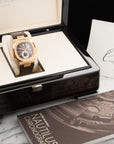Patek Philippe - Patek Philippe Rose Gold Nautilus Chrono Watch Ref. 5980 - The Keystone Watches
