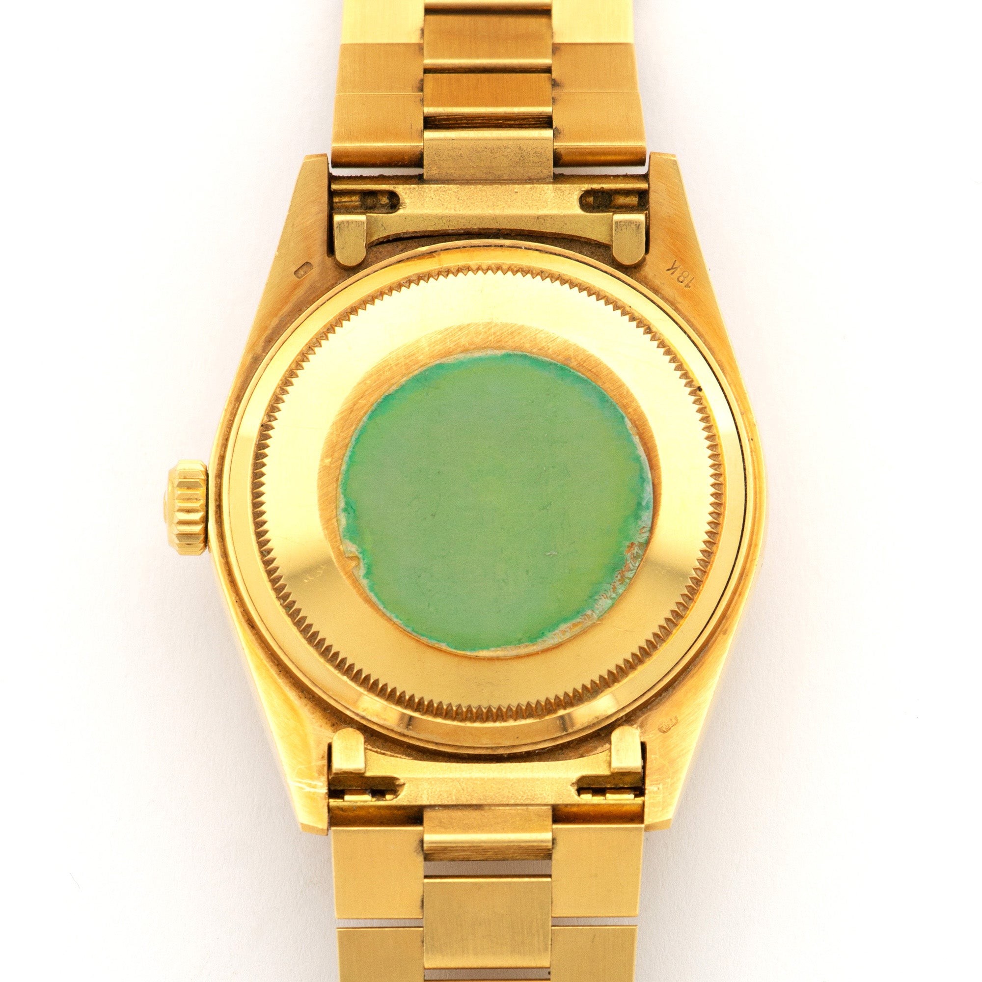 Rolex - Rolex Day-Date Watch Ref. 18078 with Bark Finish and Box and Paper - The Keystone Watches