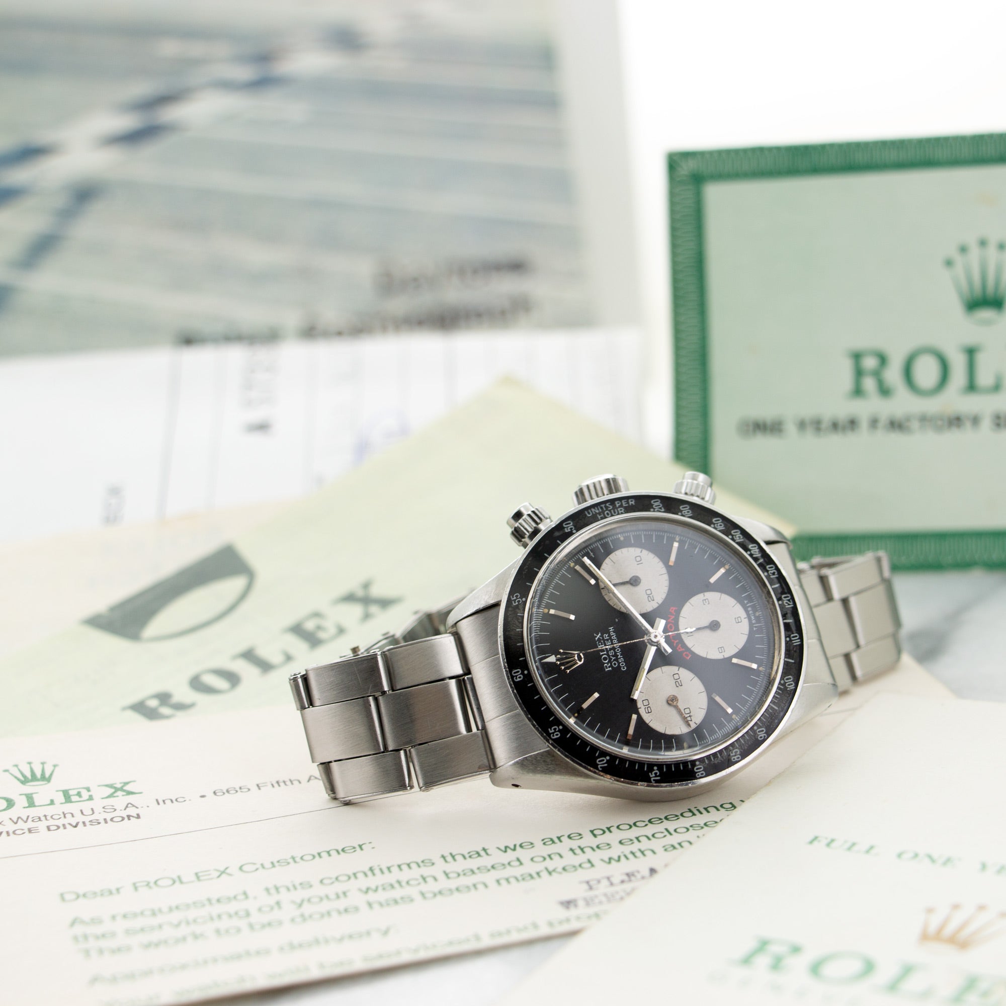 Rolex - Rolex Cosmograph Big Red Daytona Watch Ref. 6263 with Original Box and Guarantee - The Keystone Watches