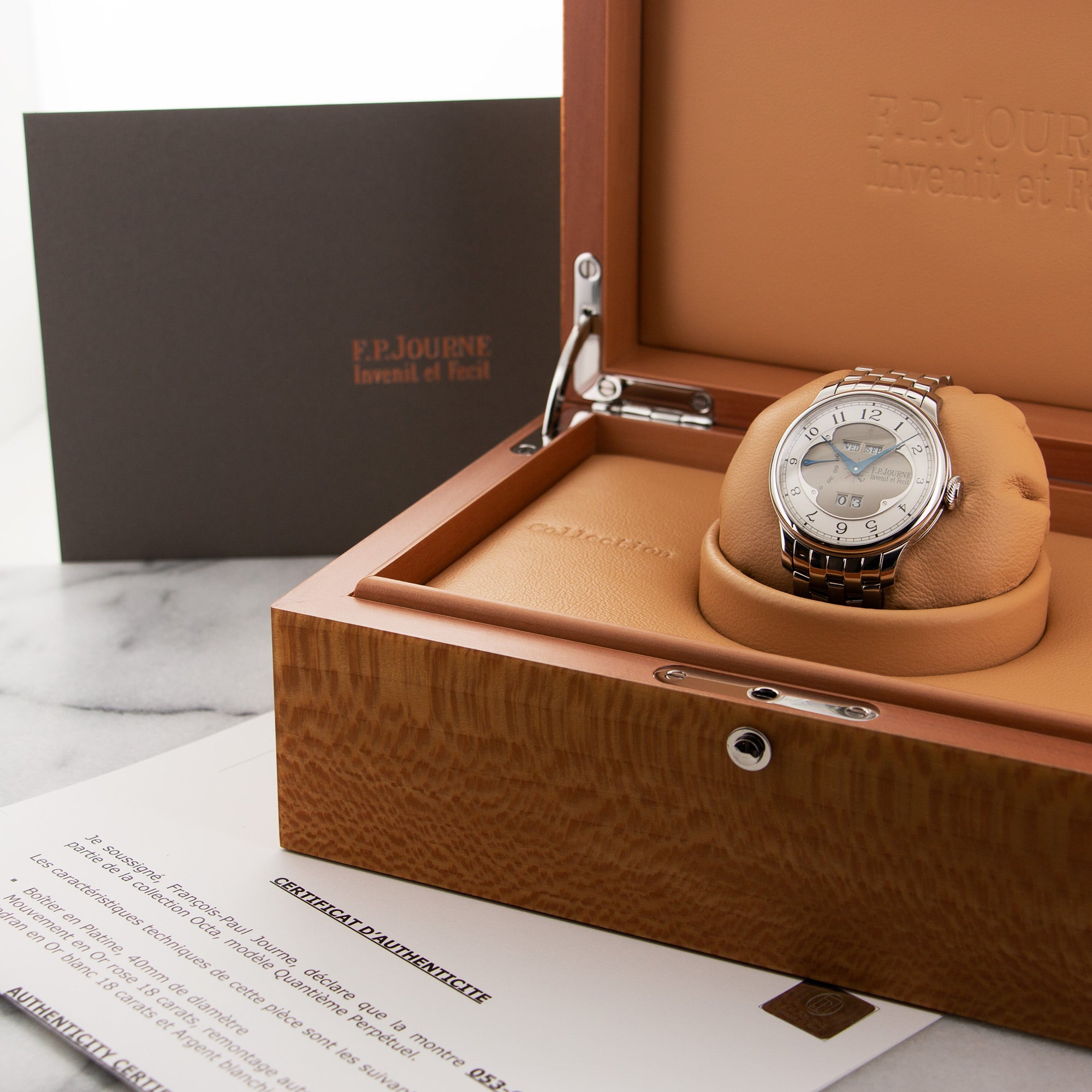 FP Journe - F.P. Journe Platinum Octa Quantieme Perpetual Watch - The Keystone Watches