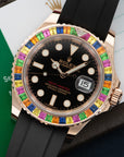 Rolex - Rolex Rose Gold Yacht-Master Rainbow Watch Ref. 116695 - The Keystone Watches