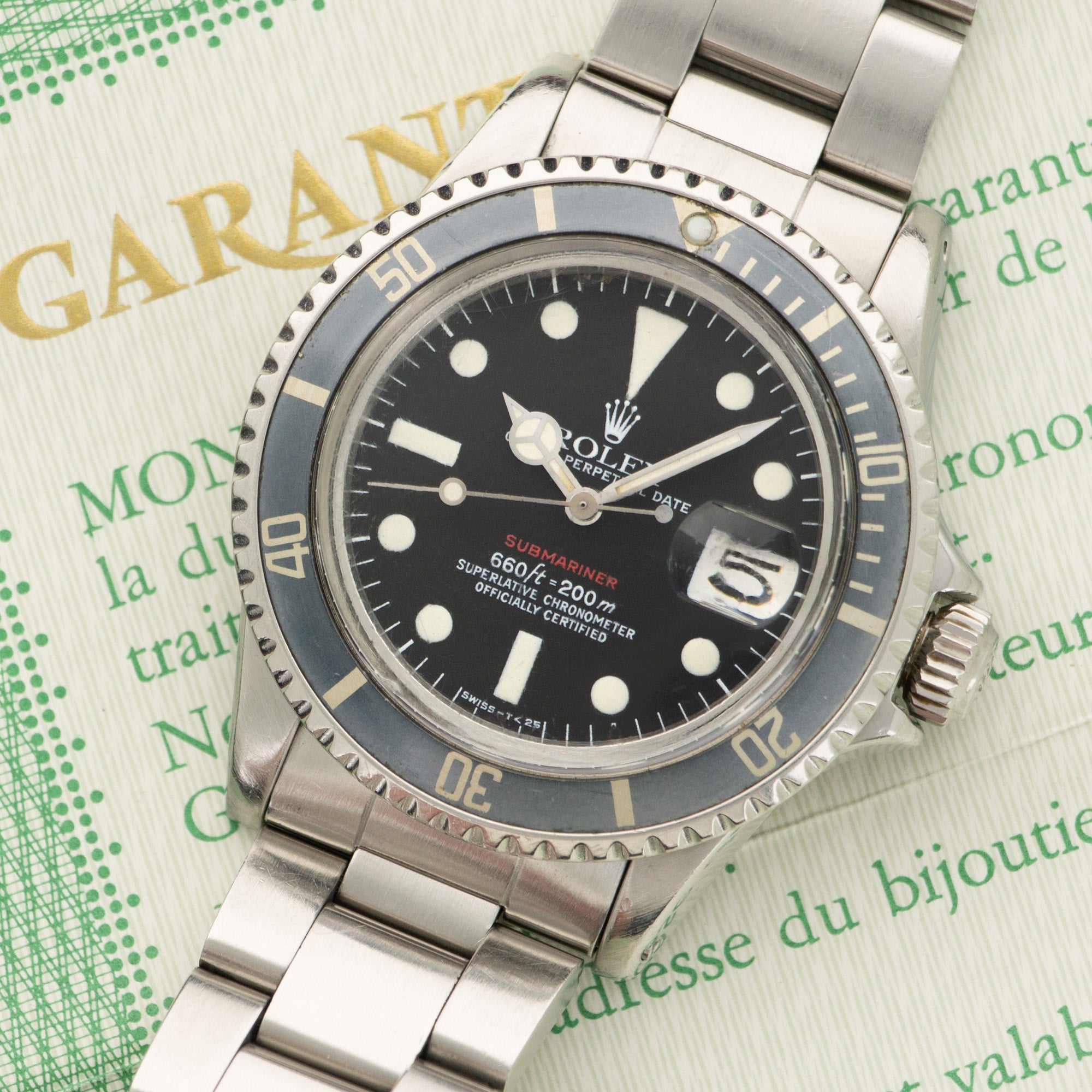 Rolex - Rolex Red Submariner Watch Ref. 1680 with Original Box and Papers - The Keystone Watches