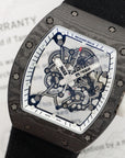 Richard Mille - Richard Mille Carbon Fiber Skeleton White Legend Watch Ref. RM055 RM55 - The Keystone Watches