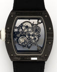 Richard Mille - Richard Mille Carbon Fiber Skeleton White Legend Watch Ref. RM055 RM55 - The Keystone Watches