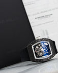 Richard Mille - Richard Mille Carbon Fiber Skeleton White Legend Watch Ref. RM055 RM55 - The Keystone Watches