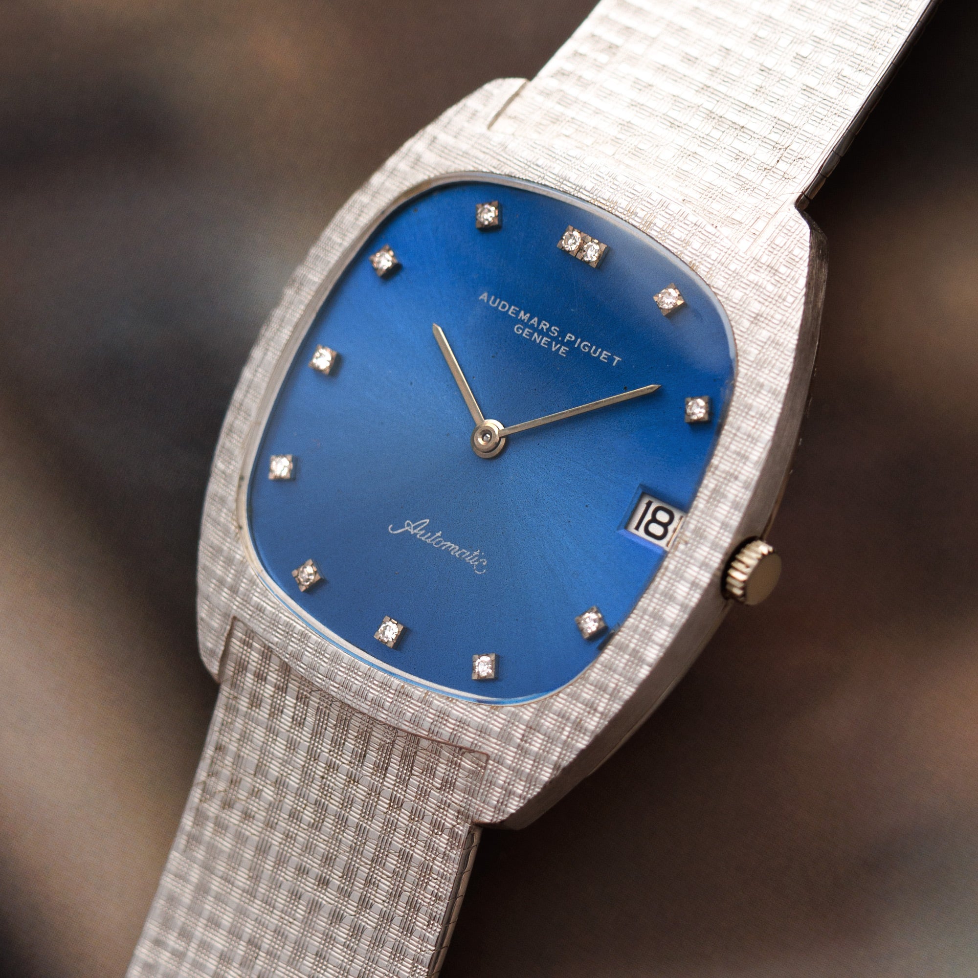 Audemars Piguet - Audemars Piguet White Gold Automatic Tonneau Watch Ref. 5279 - The Keystone Watches