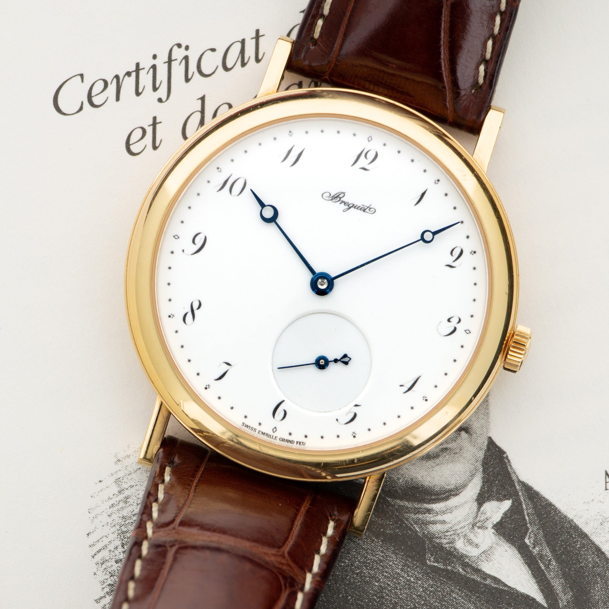 Breguet - Breguet Yellow Gold Classique Enamel Dial Watch Ref. 5140 - The Keystone Watches