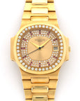 Patek Philippe - Patek Philippe Yellow Gold Nautilus Diamond & Ruby Watch Ref. 3800 - The Keystone Watches