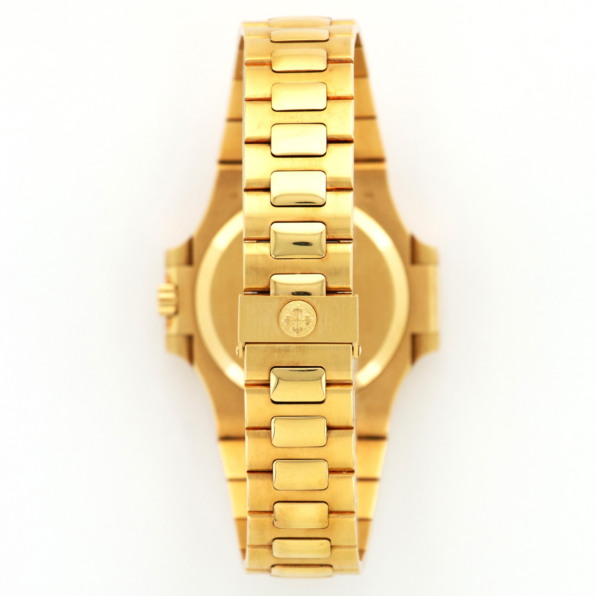 Patek Philippe - Patek Philippe Yellow Gold Nautilus Diamond & Ruby Watch Ref. 3800 - The Keystone Watches