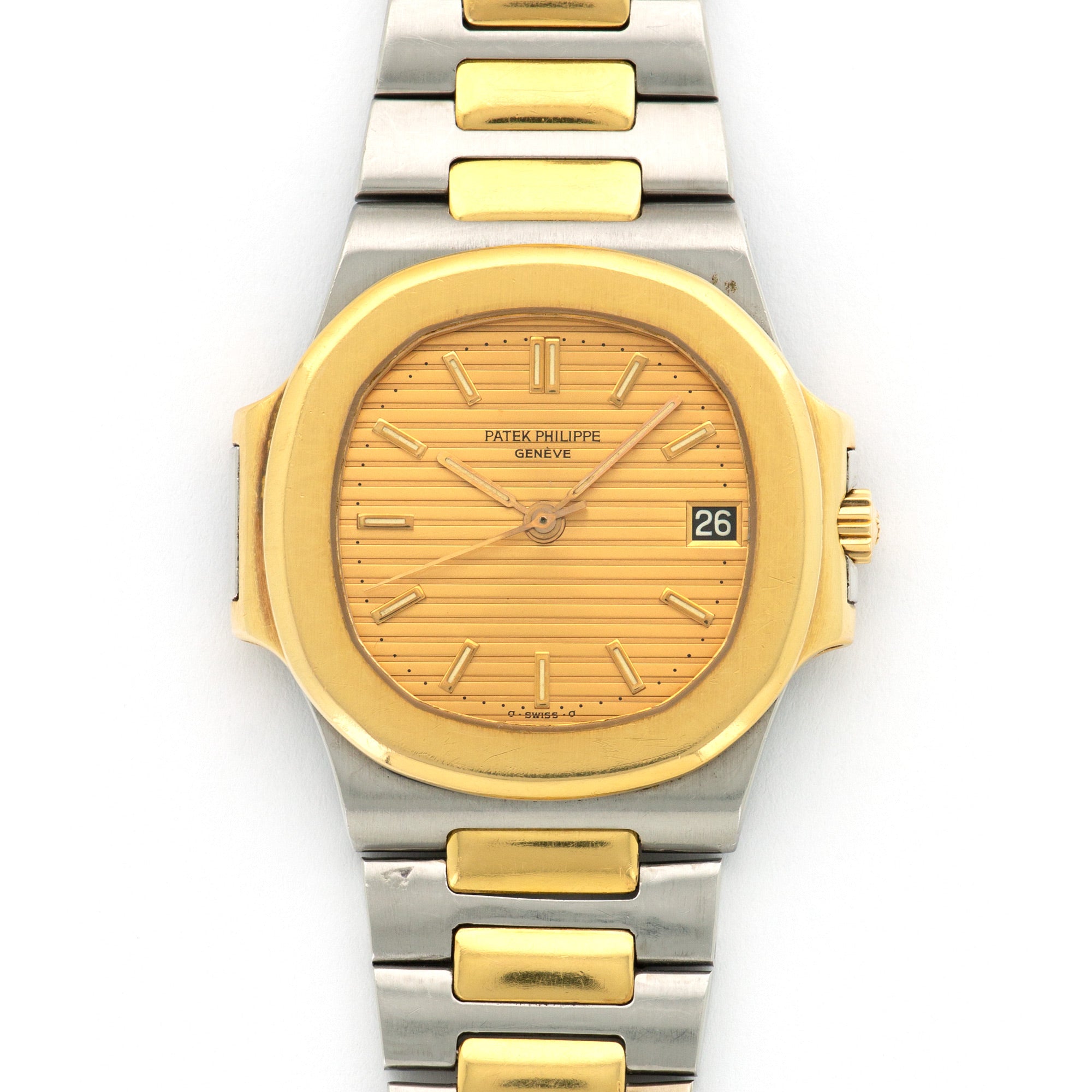 Patek Philippe - Patek Philippe Two-Tone Nautilus Watch Ref. 3800 - The Keystone Watches