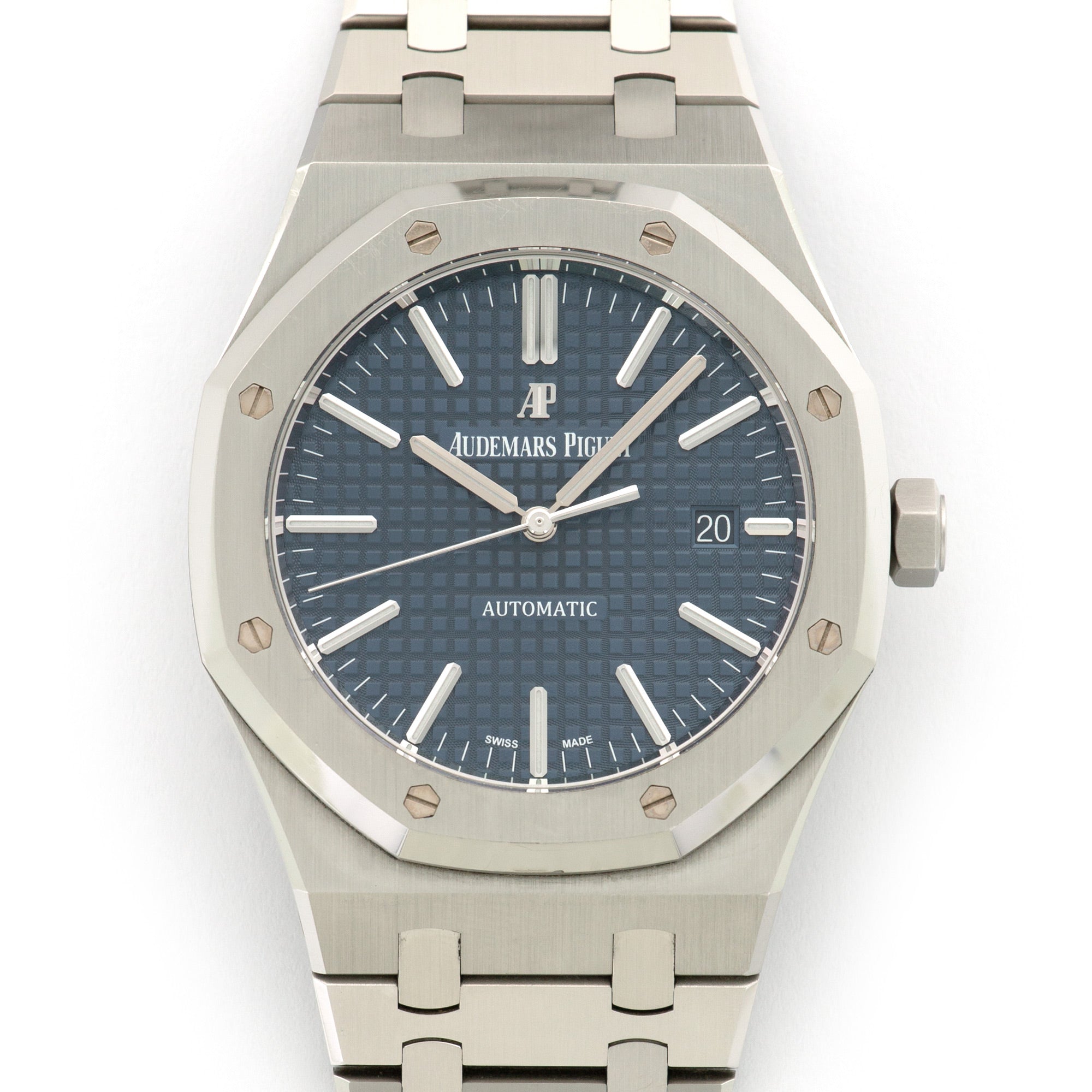 Audemars Piguet - Audemars Piguet Royal Oak Blue Watch Ref. 15400 - The Keystone Watches