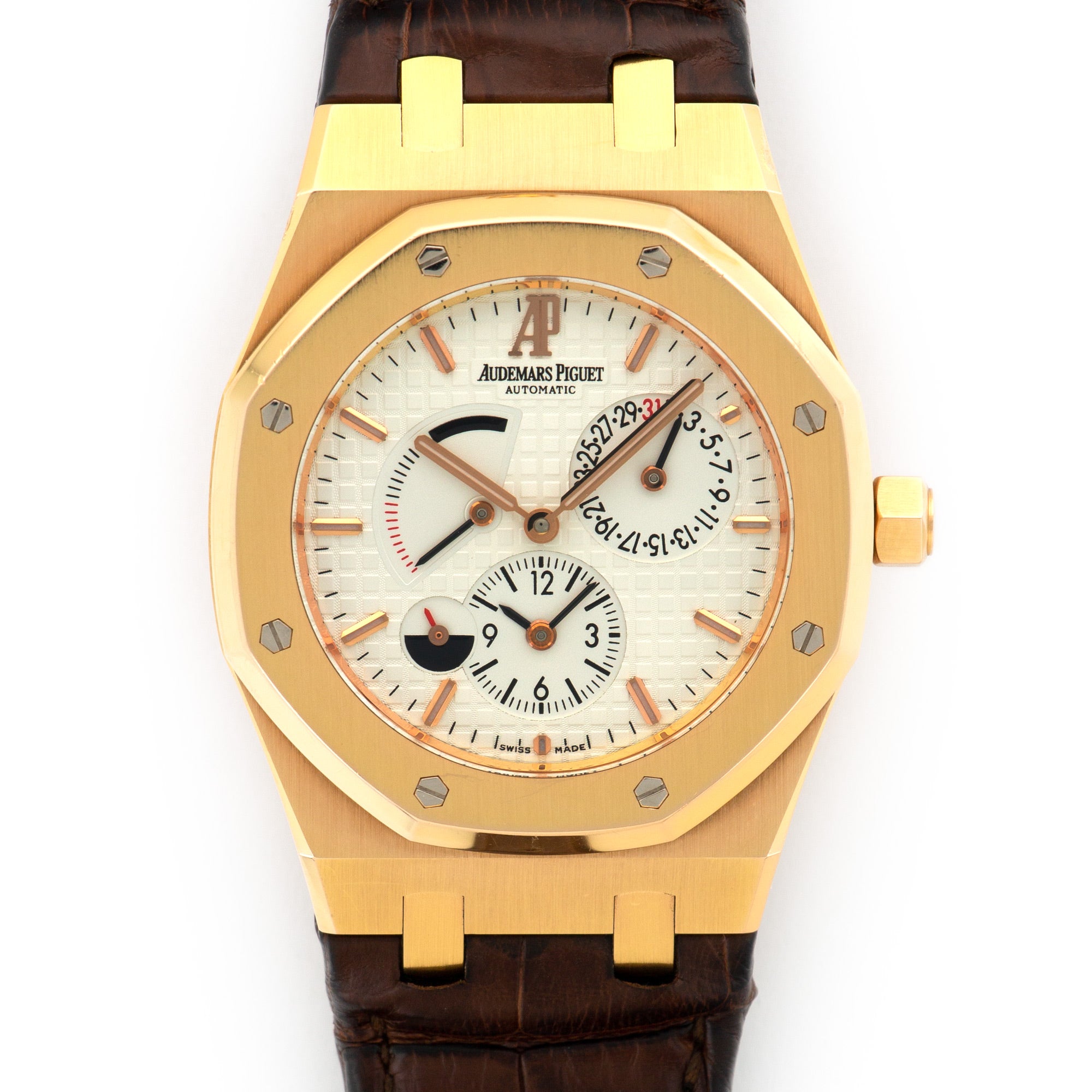 Audemars Piguet - Audemars Piguet Rose Gold Royal Oak Dual Time Ref. 26120OR - The Keystone Watches