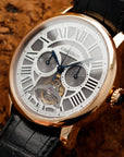 Cartier - Cartier Rose Gold Rotonde Tourbillon Monopusher Chronograph Watch W1580032 - The Keystone Watches