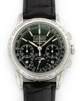 Patek Philippe - Patek Philippe Platinum Perpetual Baguette Diamond Watch Ref. 5271 - The Keystone Watches