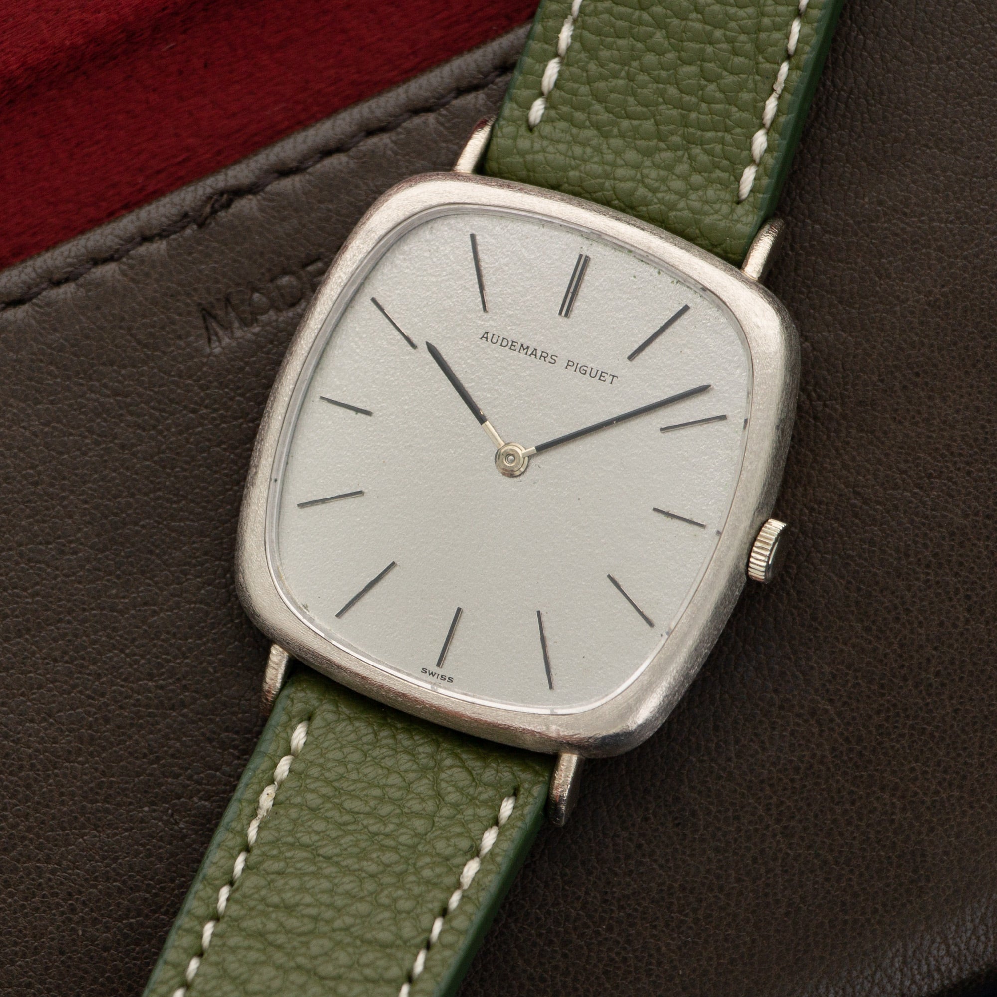 Audemars Piguet - Audemars Piguet White Gold Strap Watch - The Keystone Watches