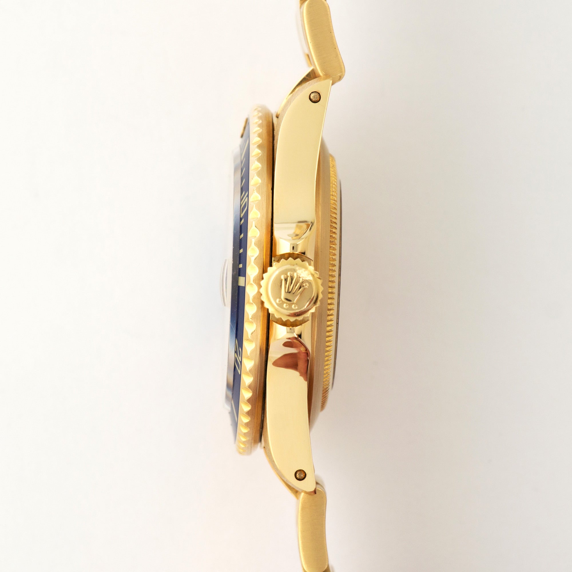 Rolex - Rolex Yellow Gold Submariner Diamond & Sapphire Watch Ref. 16808 - The Keystone Watches