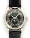 Patek Philippe - Patek Philippe White Gold Annual Calendar Moonphase Watch Ref. 5205 - The Keystone Watches