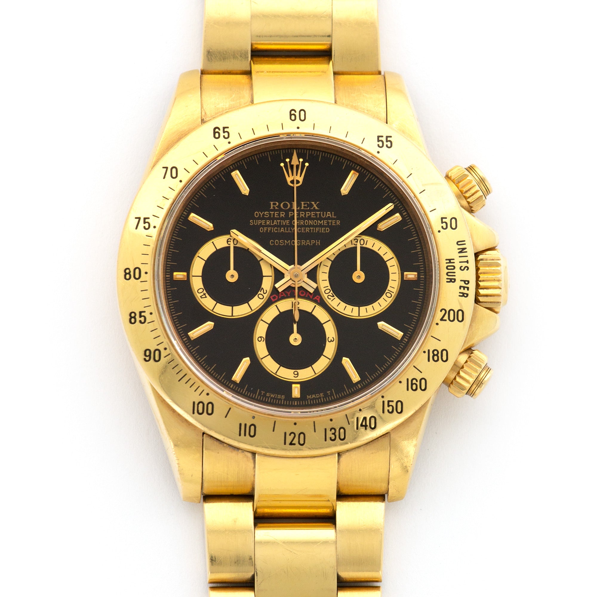 Rolex - Rolex Yellow Gold Cosmograph R-Series Floating Daytona Watch Ref. 16528 - The Keystone Watches