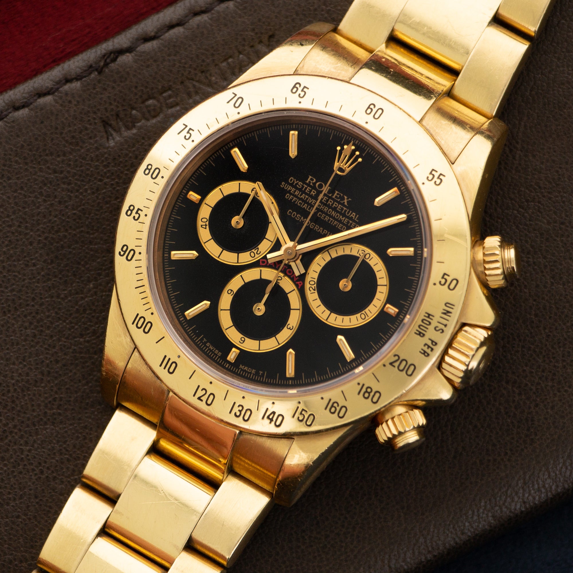 Rolex - Rolex Yellow Gold Cosmograph R-Series Floating Daytona Watch Ref. 16528 - The Keystone Watches