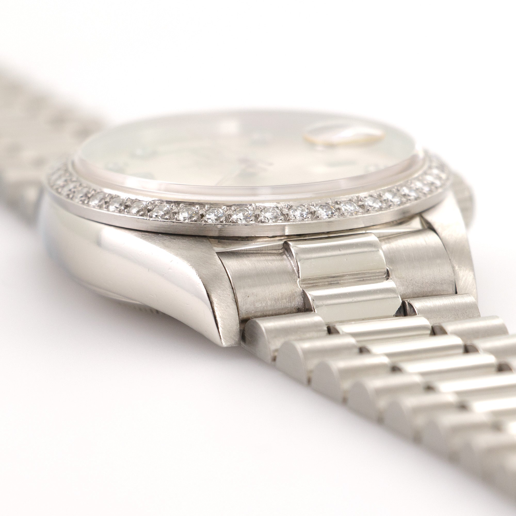 Rolex - Rolex Platinum Day-Date Diamond Watch Ref. 18036 - The Keystone Watches