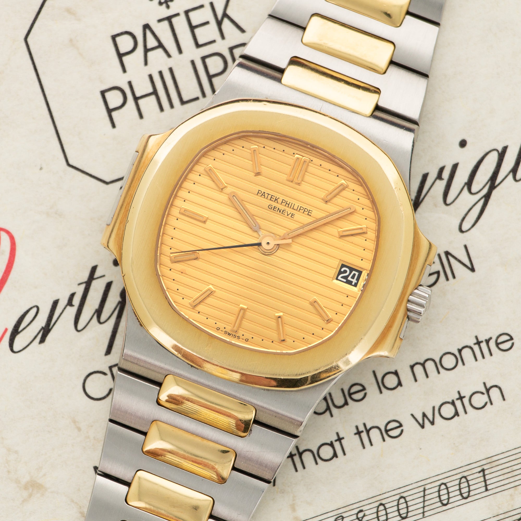 Patek Philippe - Patek Philippe Two-Tone Nautilus Watch Ref. 3800 - The Keystone Watches