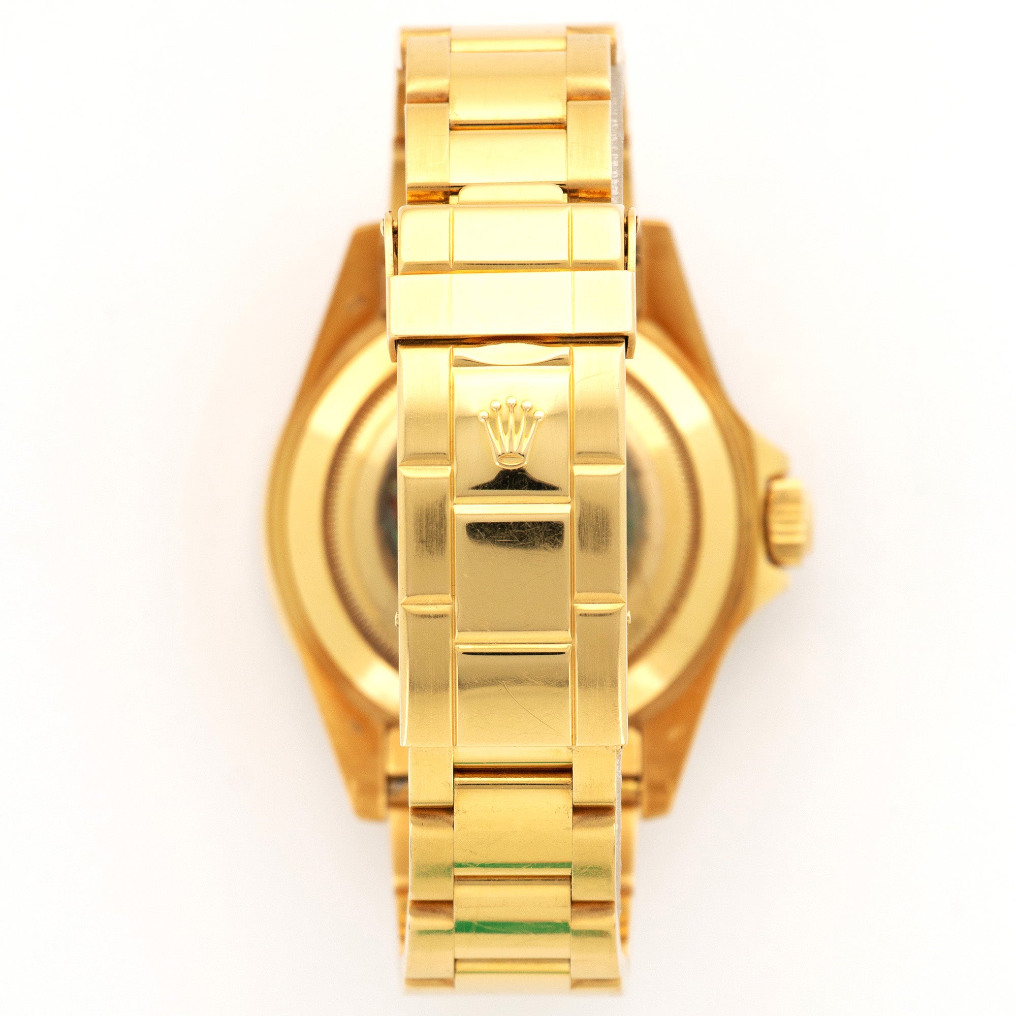 Rolex - Rolex Yellow Gold Submariner Watch Ref 16618 with Original Tropical Purple Dial - The Keystone Watches