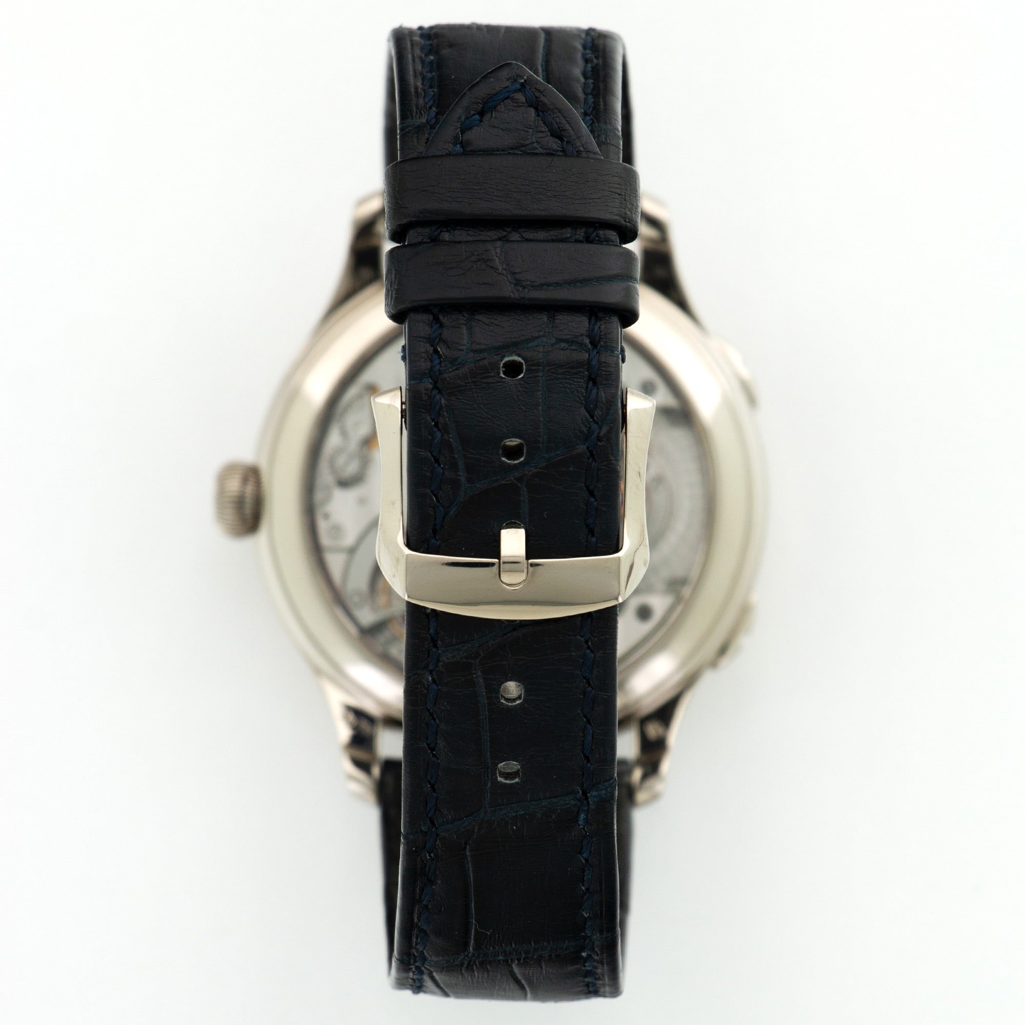 Laurent Ferrier - Laurent Ferrier White Gold Galet Traveler Enamel World Watch, Limited U.S. Edition - The Keystone Watches