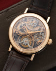 Vacheron Constantin - Vacheron Constantin Rose Gold Skeletonized Tourbillon Watch - The Keystone Watches