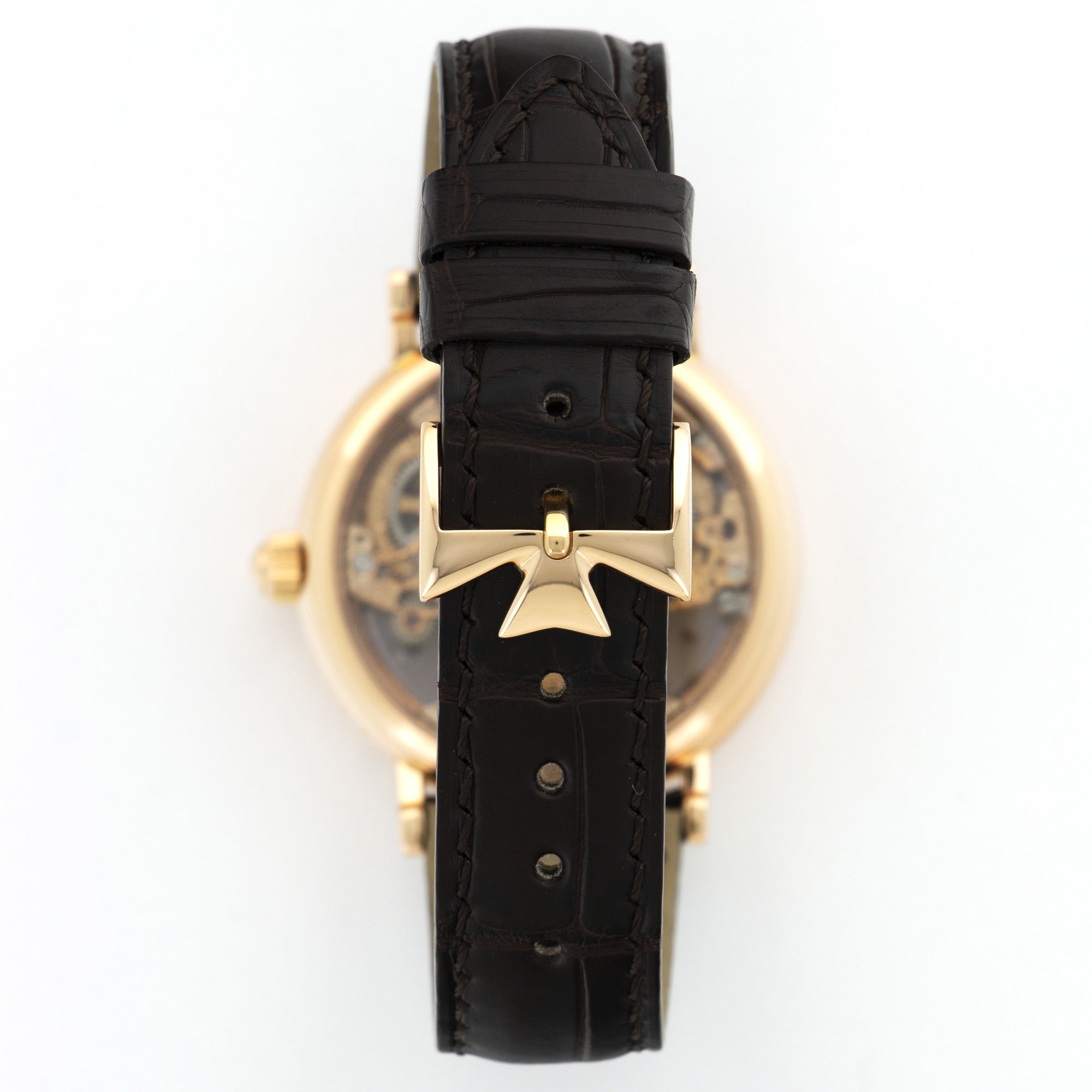 Vacheron Constantin - Vacheron Constantin Rose Gold Skeletonized Tourbillon Watch - The Keystone Watches