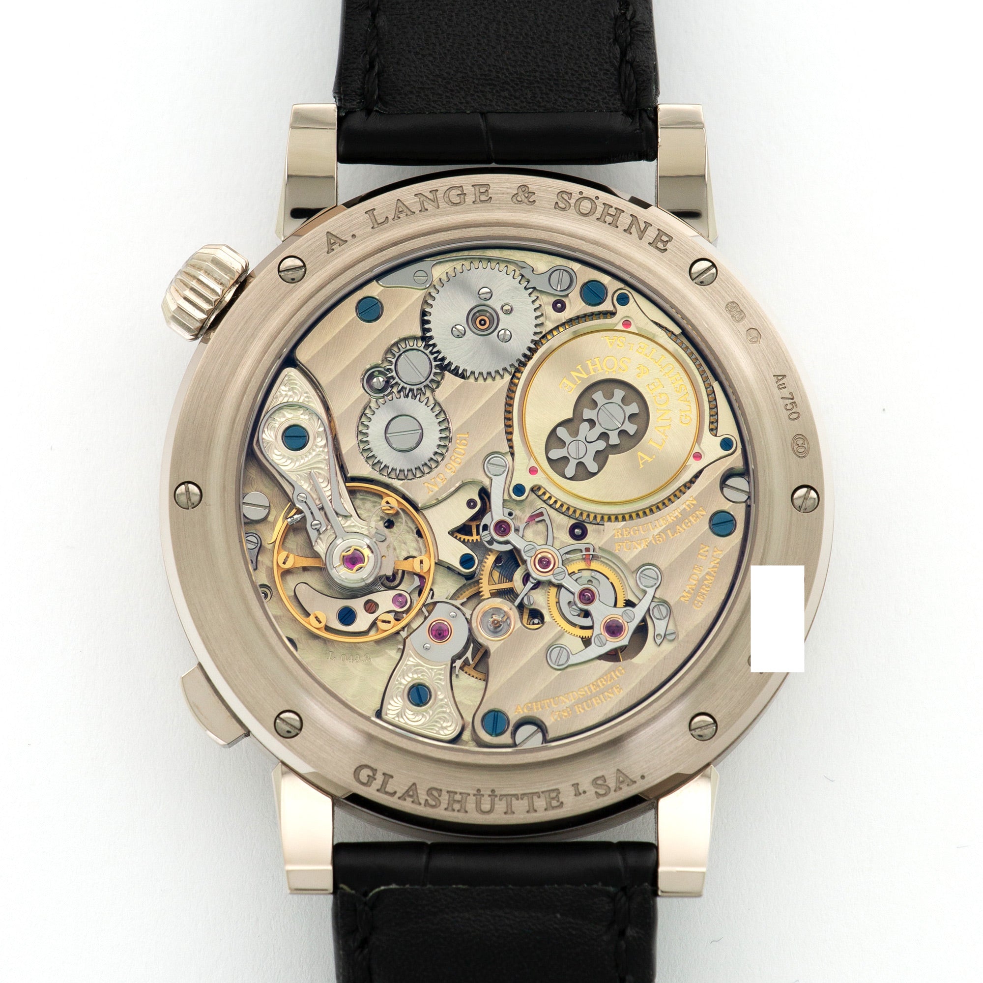 A. Lange & Sohne - A. Lange & Sohne White Gold Zeitwerk Striking Time Watch Ref. 145.029 - The Keystone Watches