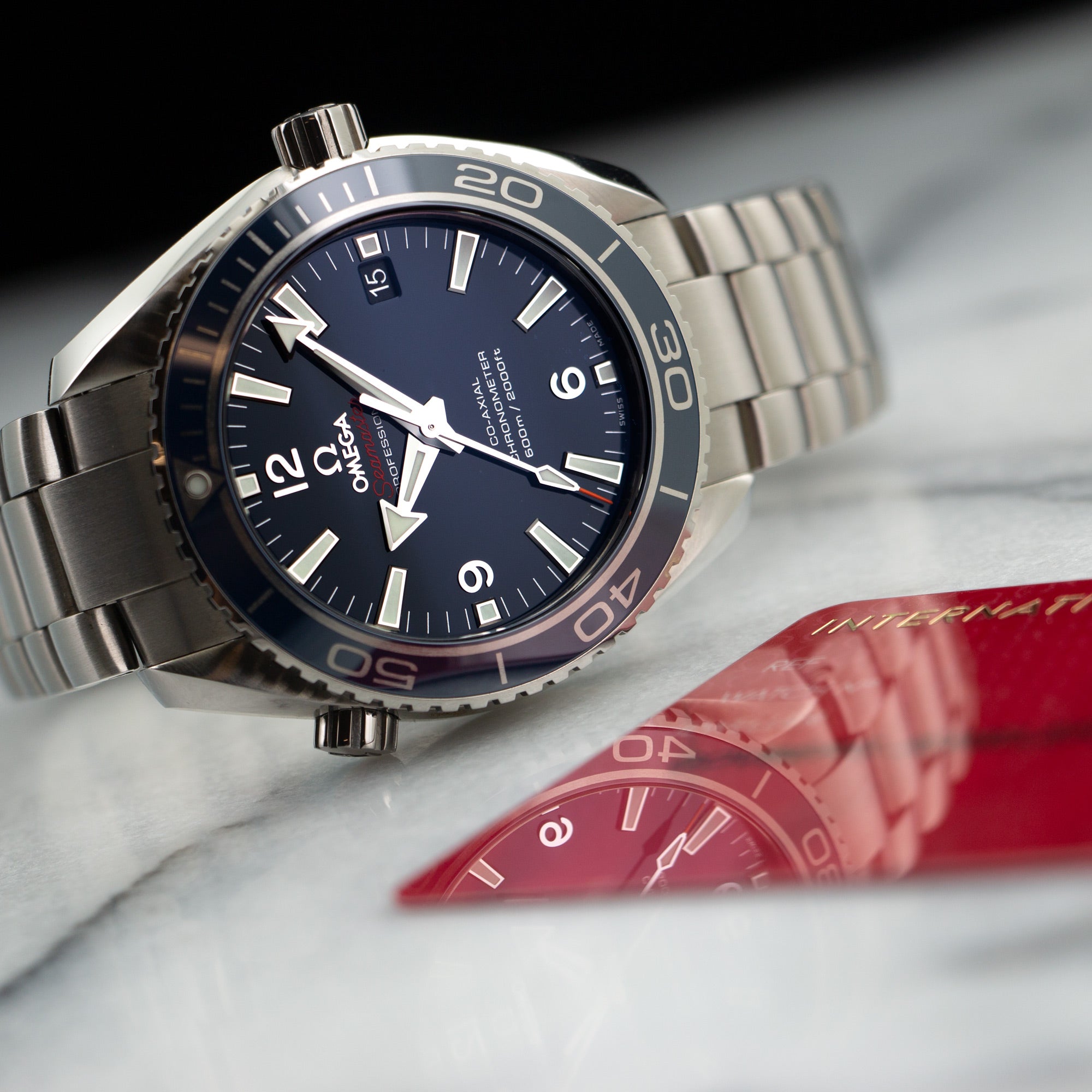 Omega - Omega Titanium Seamaster Planet Ocean Co-Axial Watch - The Keystone Watches