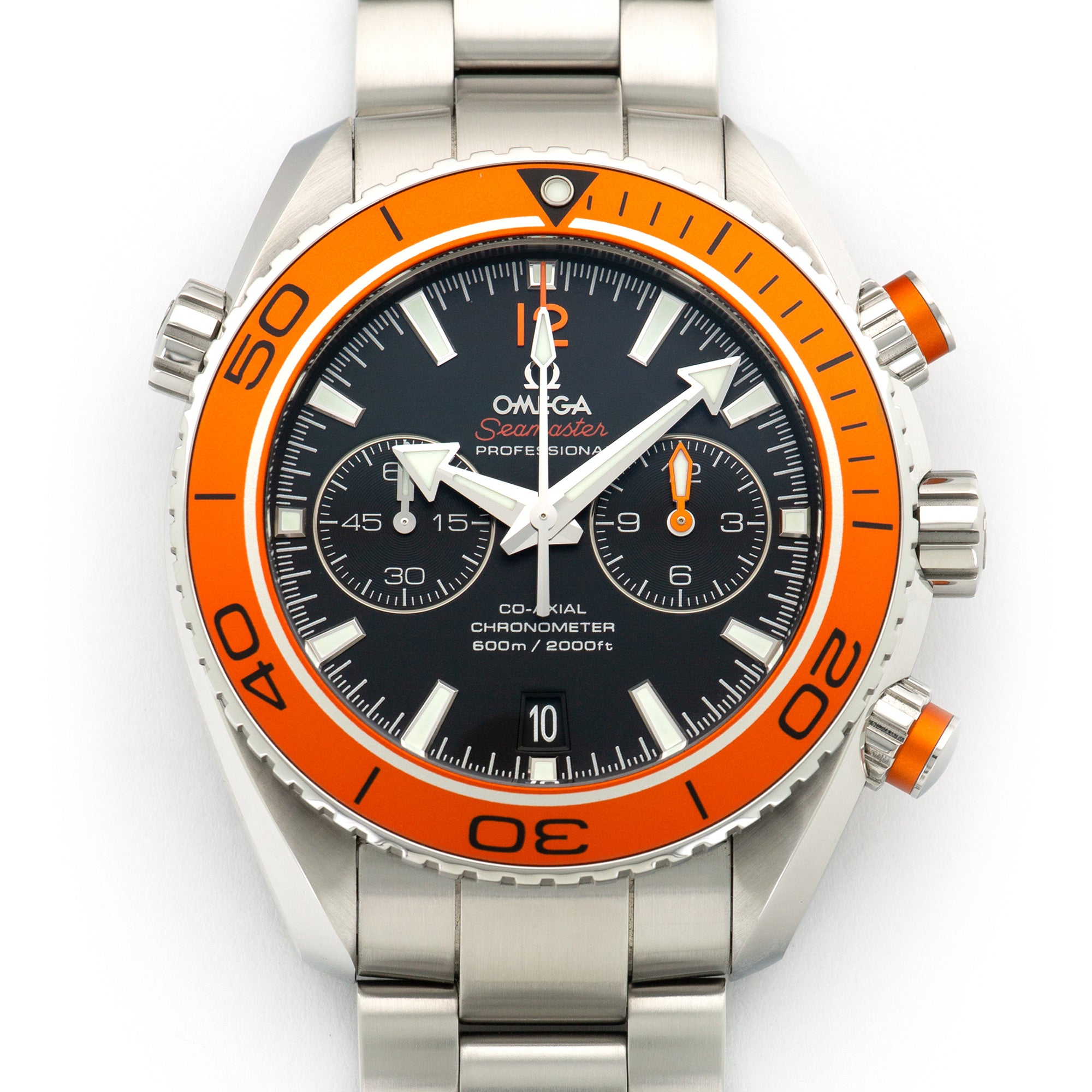 Omega - Omega Planet Ocean Chronograph Orange Watch Ref. 23230465101002 - The Keystone Watches