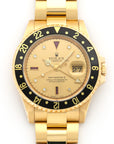 Rolex - Rolex Yellow Gold GMT-Master II Diamond & Ruby Watch Ref. 16718 - The Keystone Watches