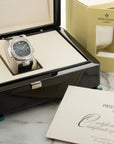 Patek Philippe - Patek Philippe White Gold Nautilus Baguette Diamond Watch Ref. 5724 - The Keystone Watches
