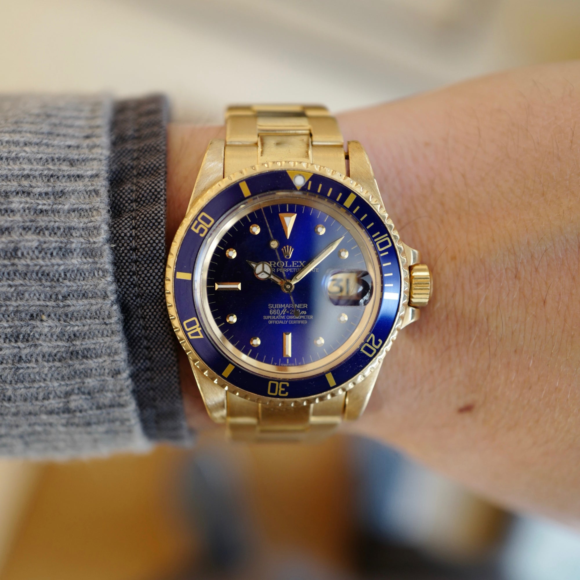 Rolex - Rolex Yellow Gold Submariner Watch Ref. 1680 - The Keystone Watches