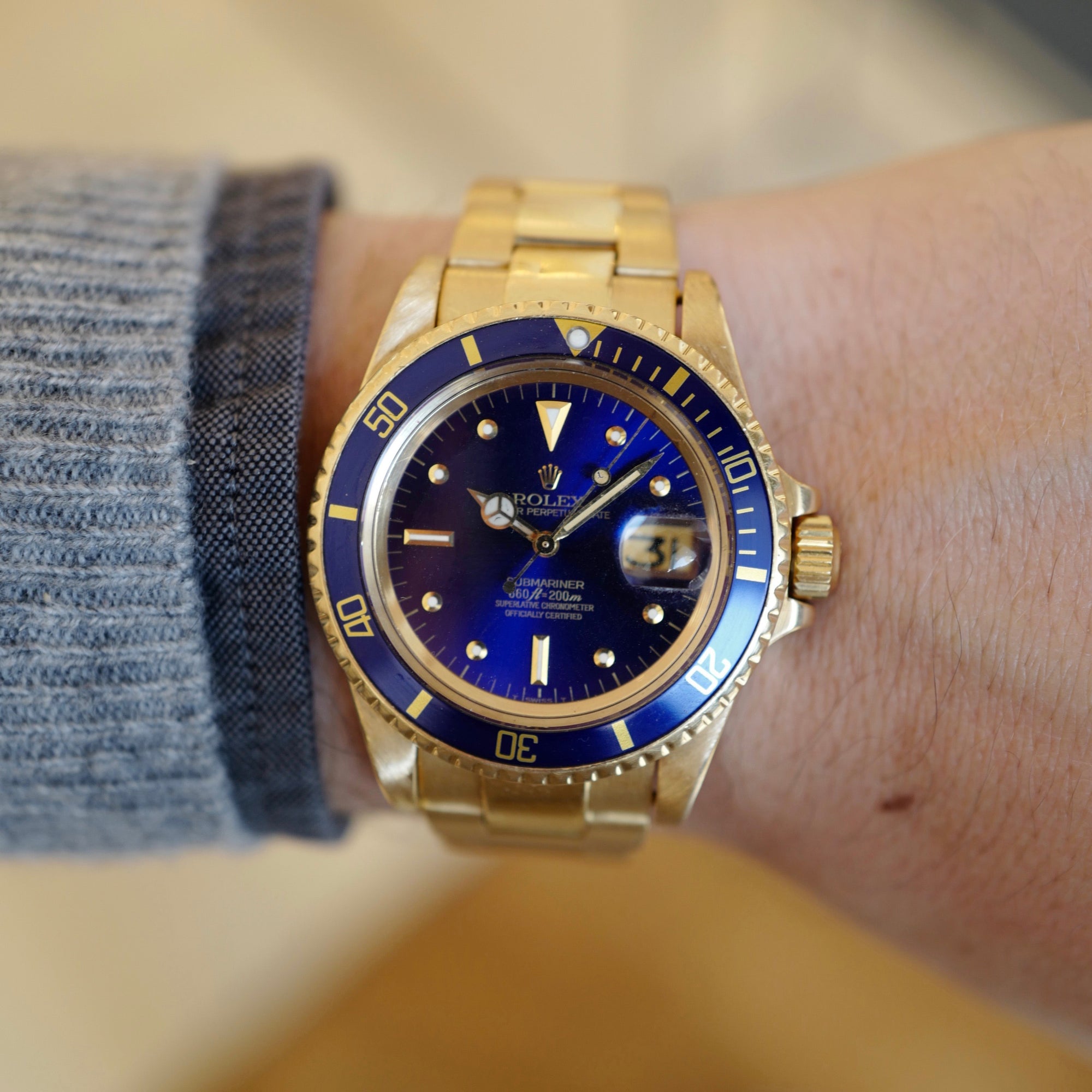 Rolex - Rolex Yellow Gold Submariner Watch Ref. 1680 - The Keystone Watches