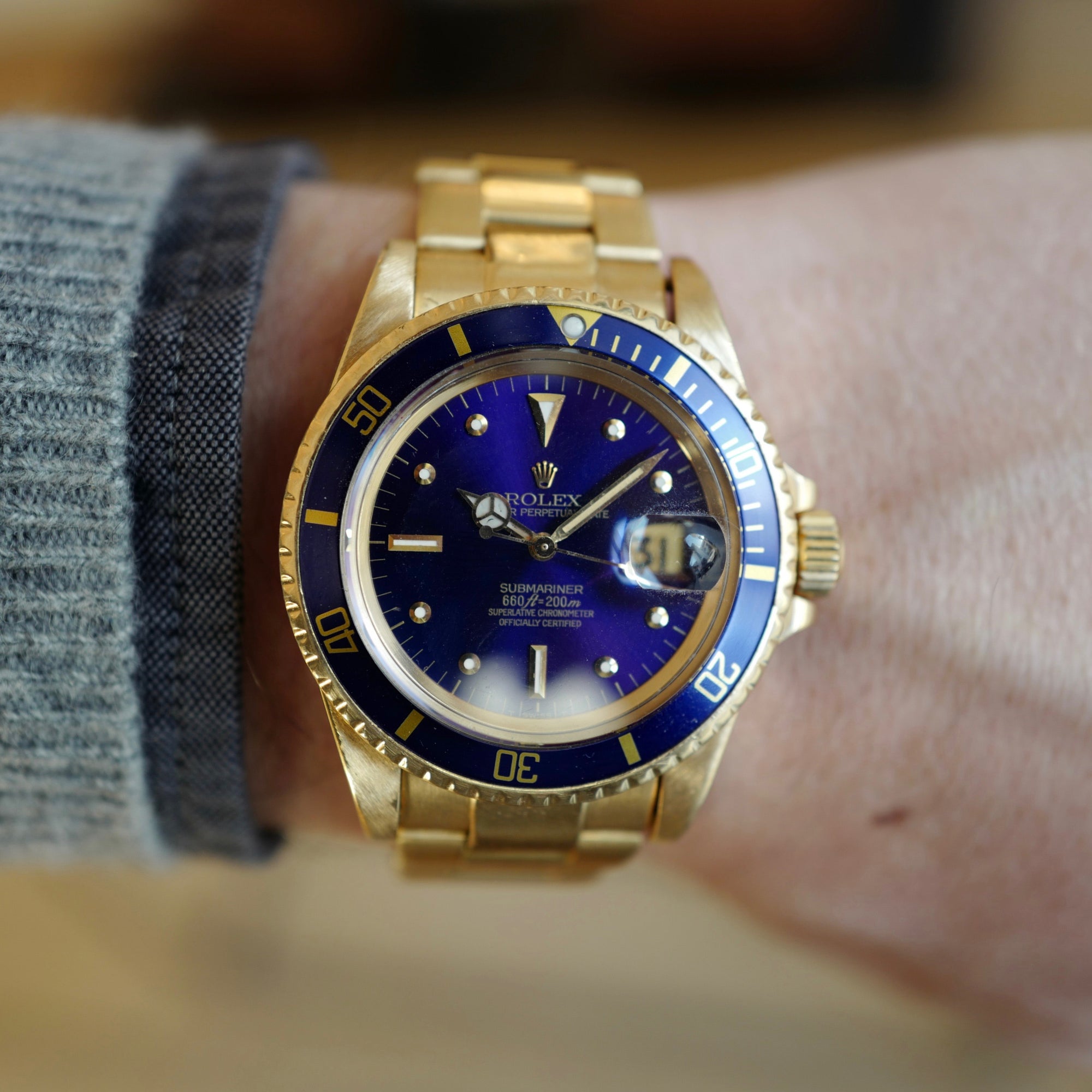 Rolex - Rolex Yellow Gold Submariner Watch Ref. 1680 - The Keystone Watches