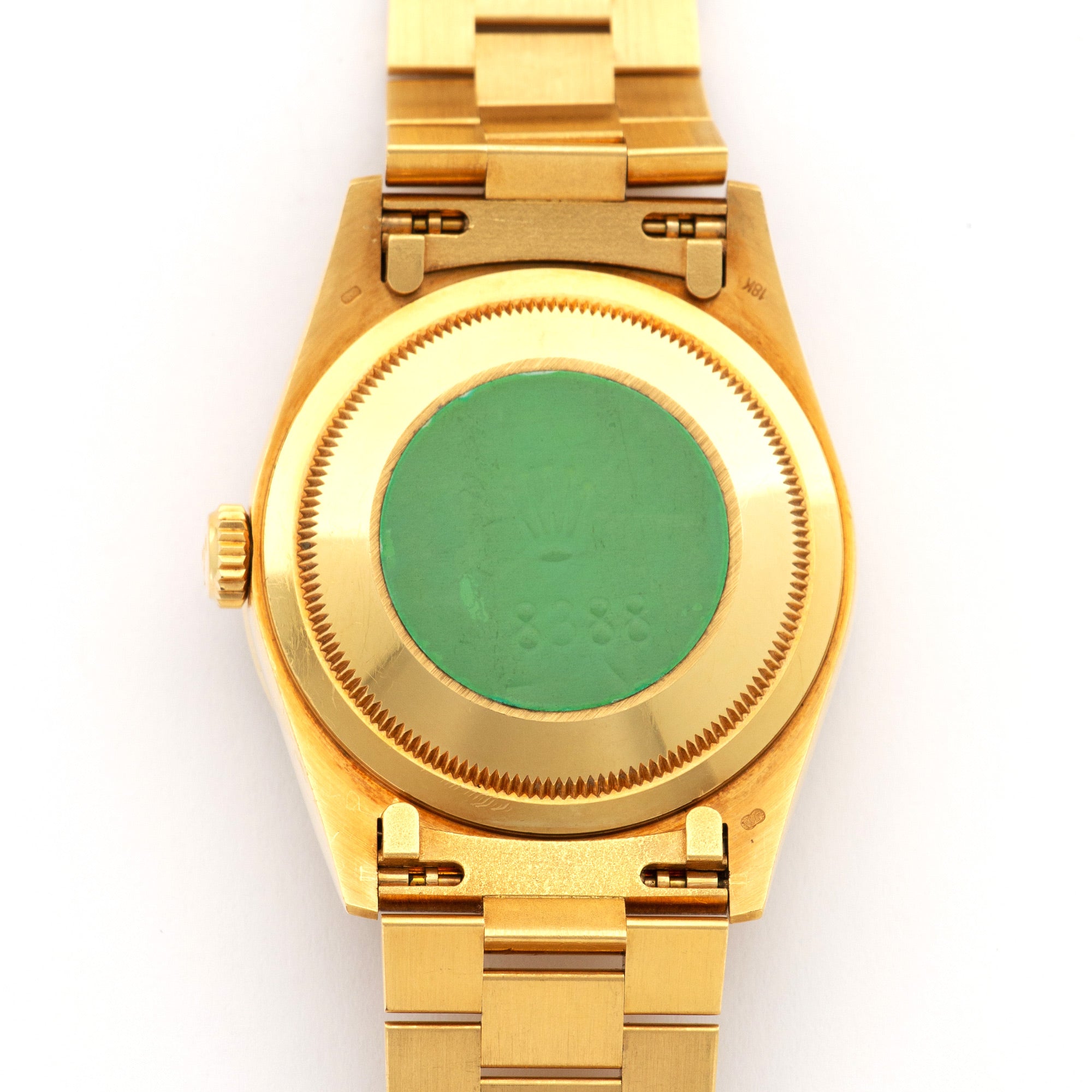 Rolex - Rolex Yellow Gold Day-Date Diamond & Emerald Watch Ref. 18388 - The Keystone Watches
