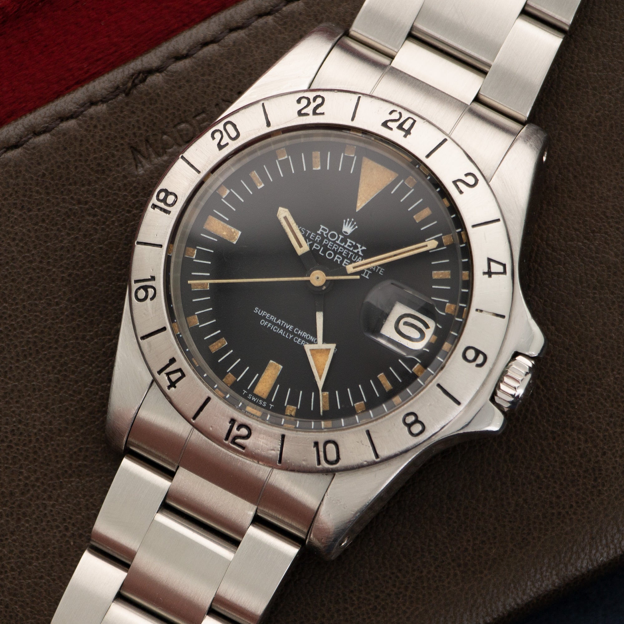 Rolex - Rolex Explorer II Orange Hand Straight Seconds Ref. 1655 - The Keystone Watches