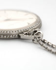 IWC - IWC Platinum Diamond Pocket Watch with Original Box and Papers - The Keystone Watches