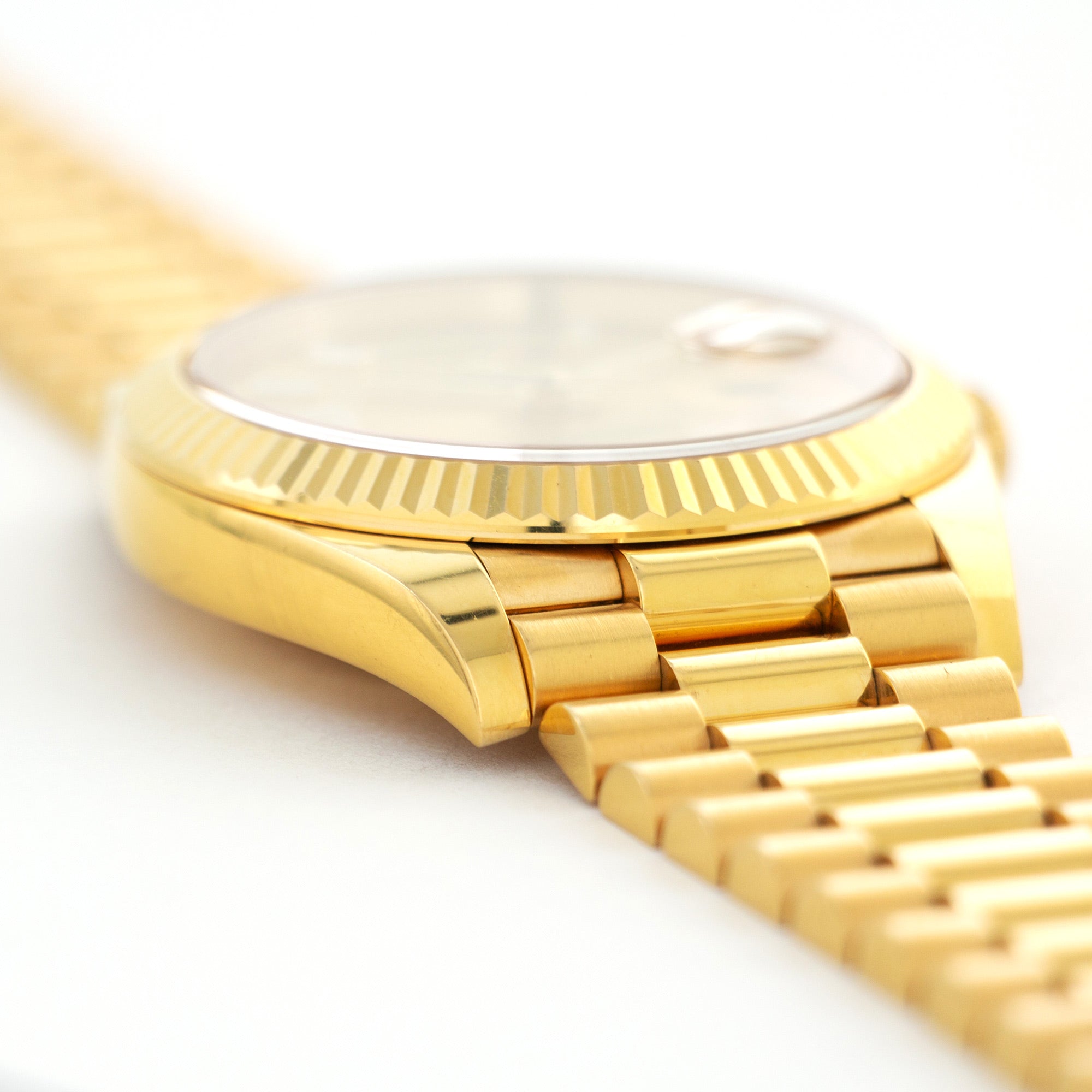 Rolex - Rolex Yellow Gold Day-Date 40mm Baguette Diamond Watch Ref. 228238 - The Keystone Watches