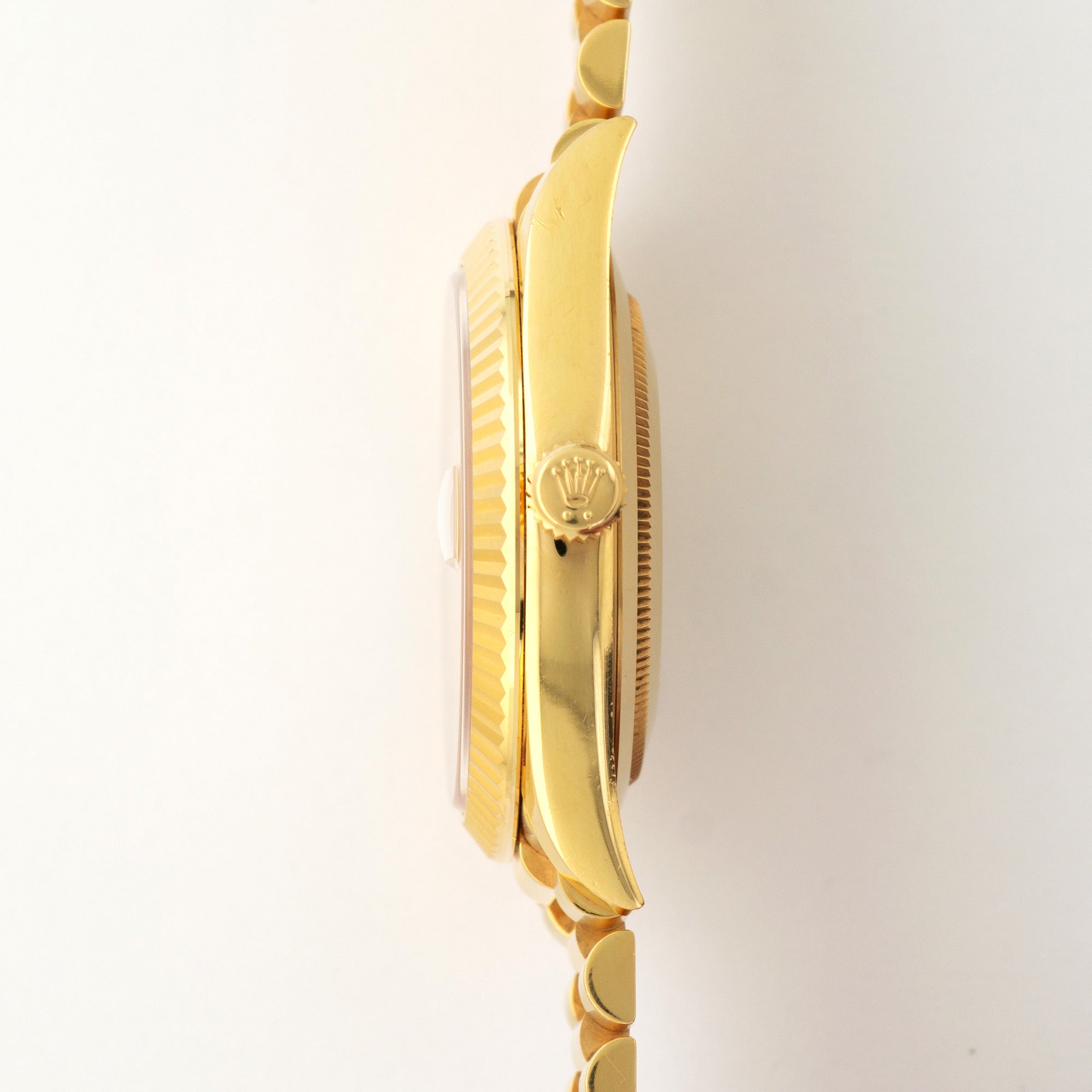 Rolex - Rolex Yellow Gold Day-Date 40mm Baguette Diamond Watch Ref. 228238 - The Keystone Watches