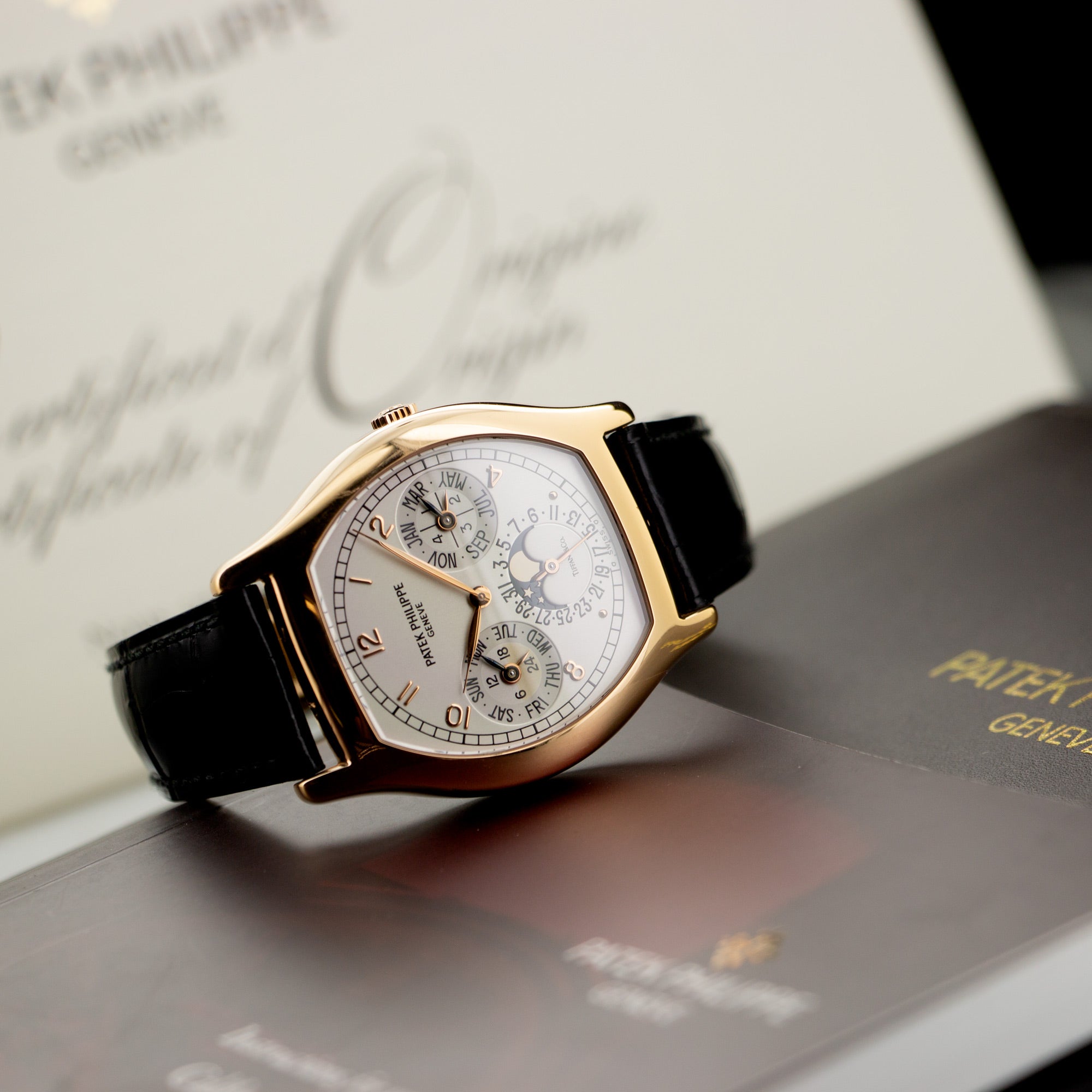 Patek Philippe - Patek Philippe Rose Gold Perpetual Calendar Watch Ref. 5040 Retailed by Tiffany & Co. - The Keystone Watches