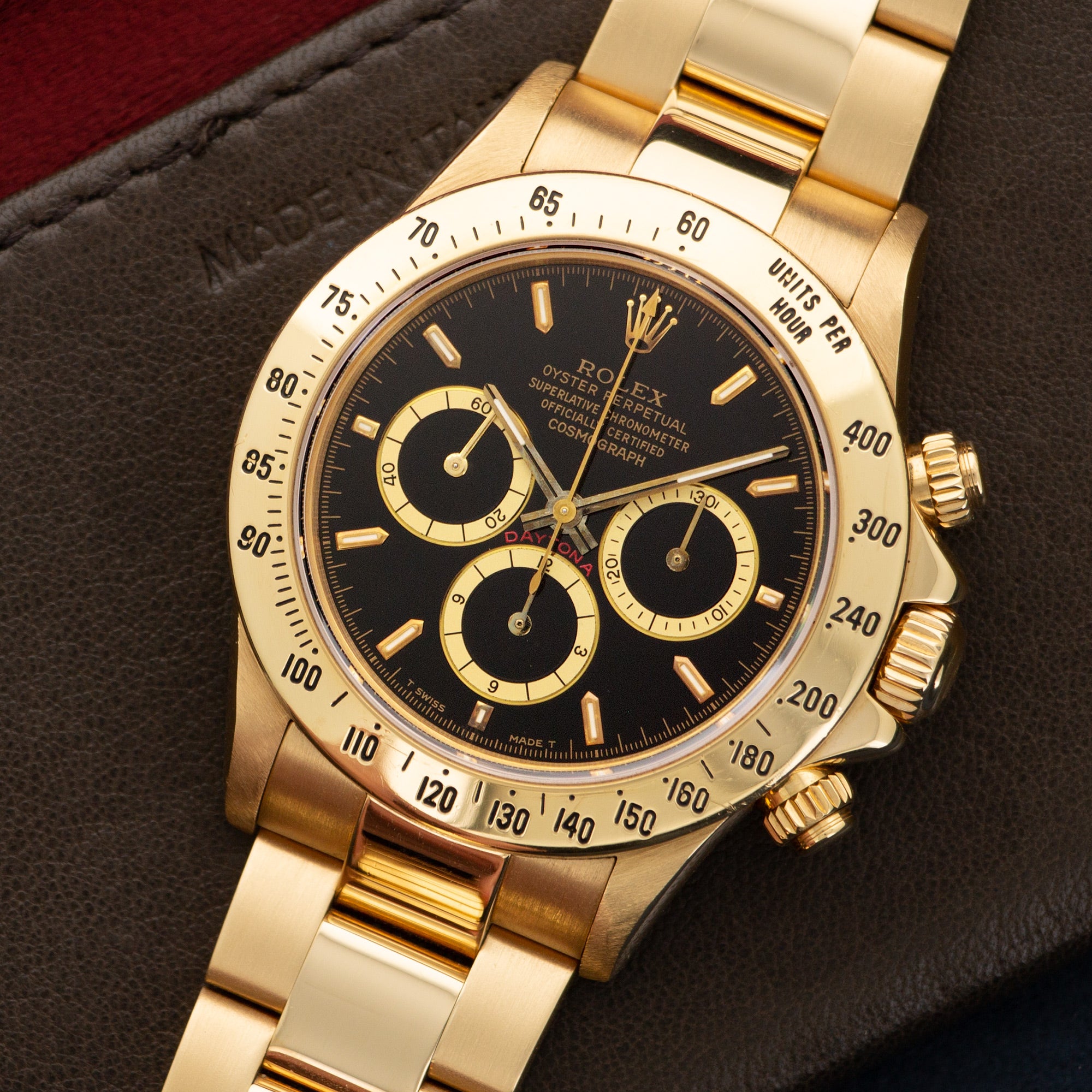 Rolex - Rolex Yellow Gold Daytona Zenith Watch Ref. 16528 - The Keystone Watches