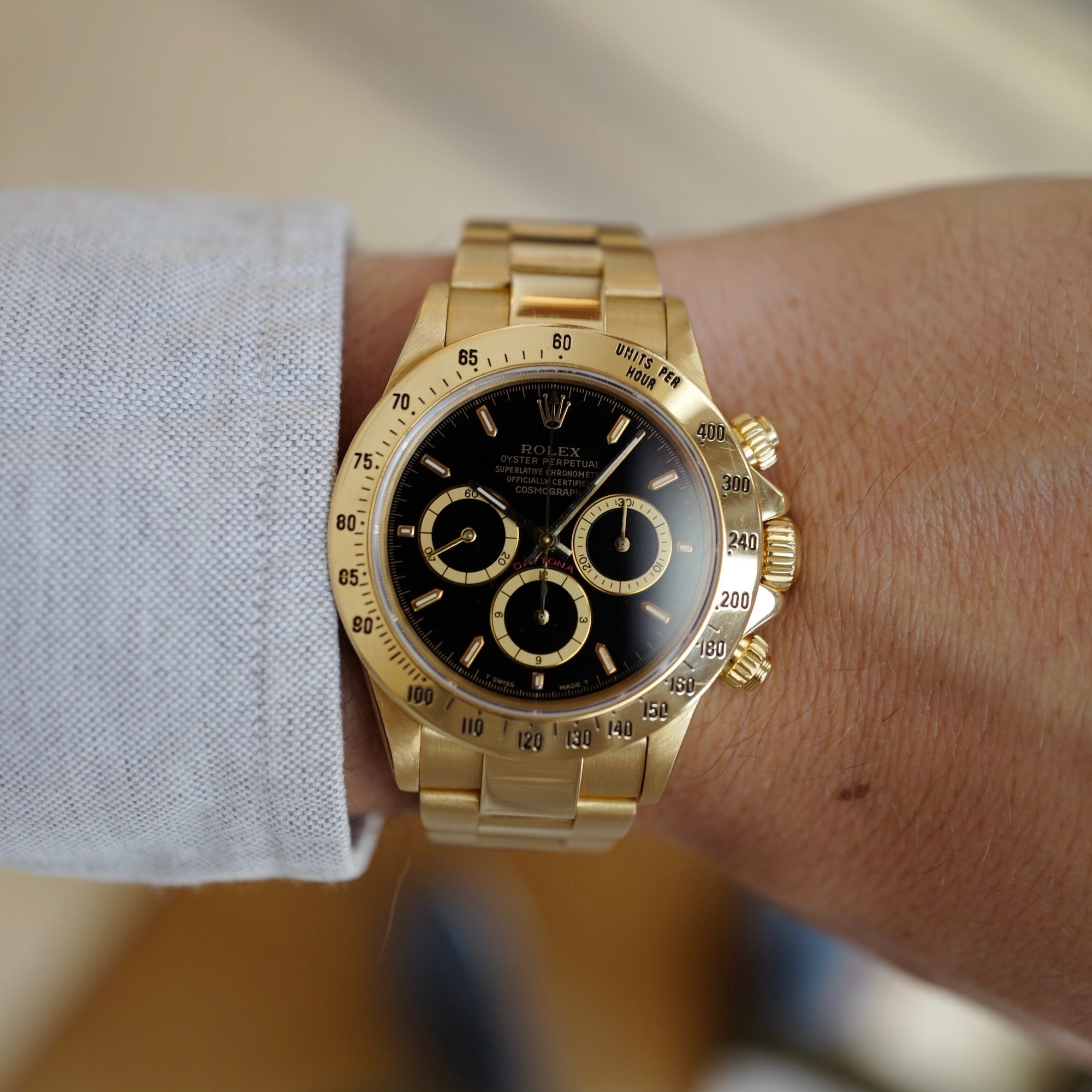 Rolex - Rolex Yellow Gold Daytona Zenith Watch Ref. 16528 - The Keystone Watches