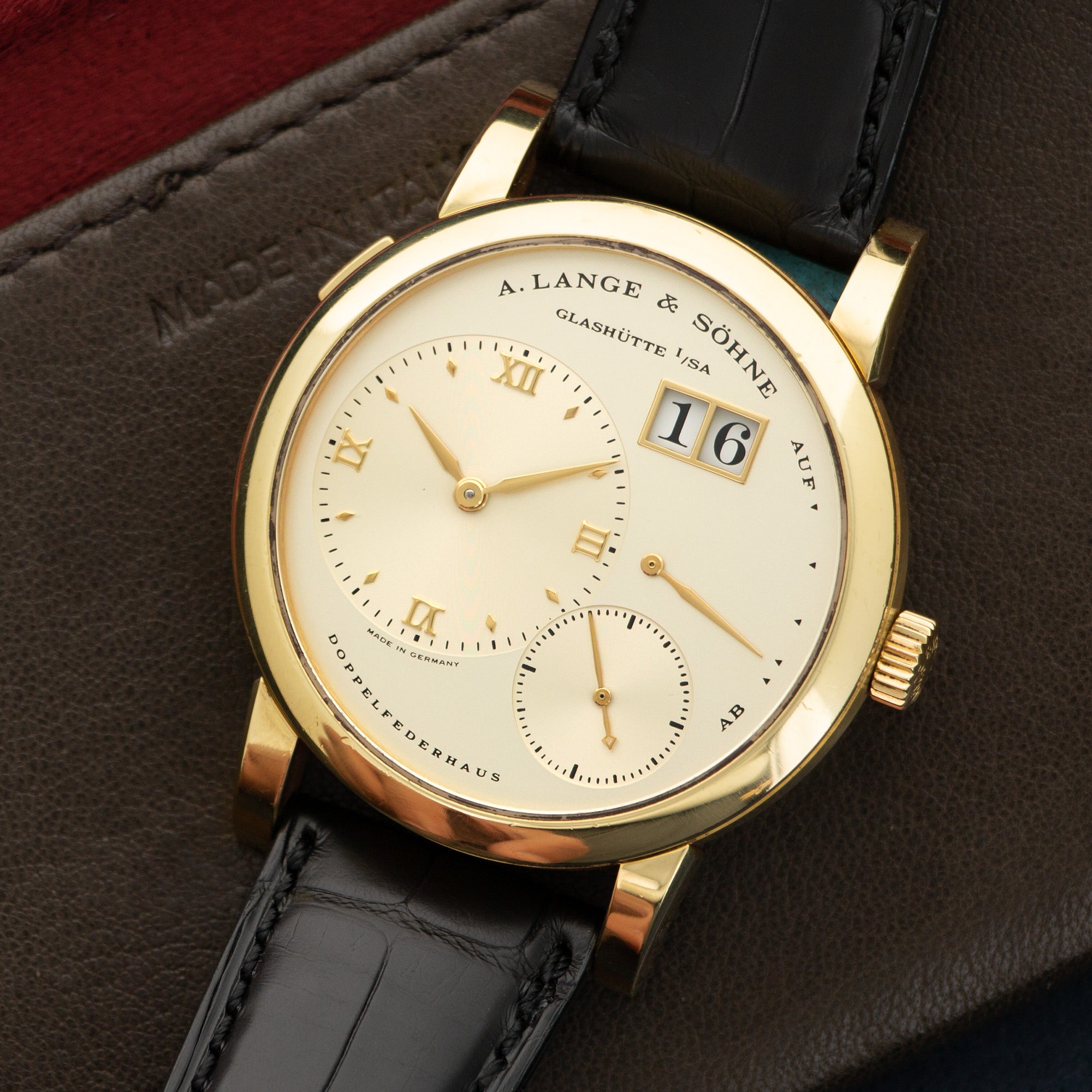 A. Lange & Sohne - A. Lange & Sohne Yellow Gold Lange 1 Watch Ref. 101.021 - The Keystone Watches