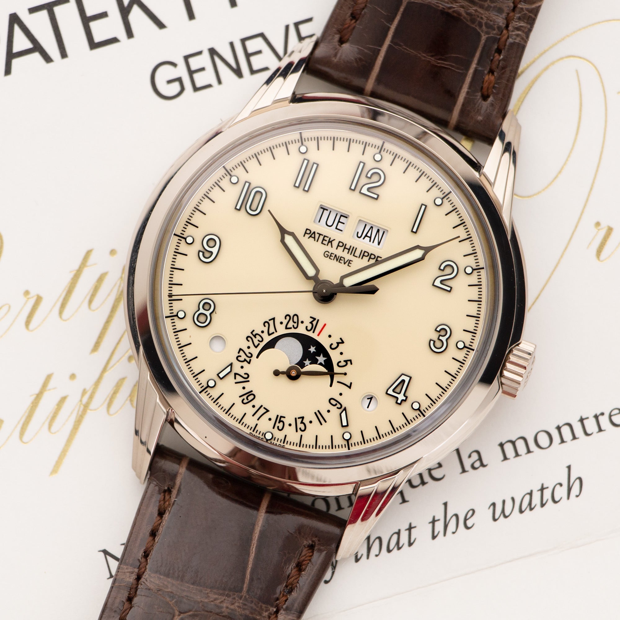 Patek Philippe - Patek Philippe White Gold Perpetual Watch Ref. 5320 - The Keystone Watches