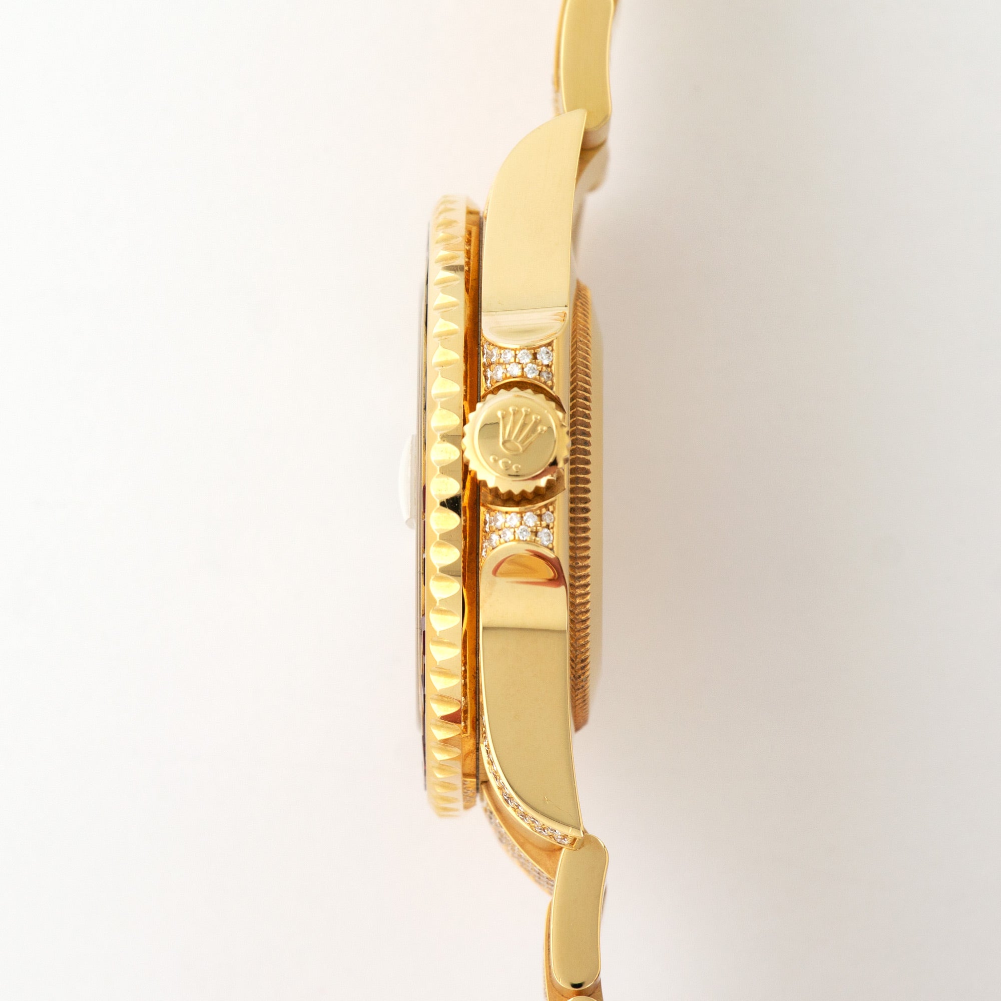 Rolex - Rolex Yellow Gold GMT-Master II Sapphire Ruby Diamond Watch Ref. 116758 - The Keystone Watches