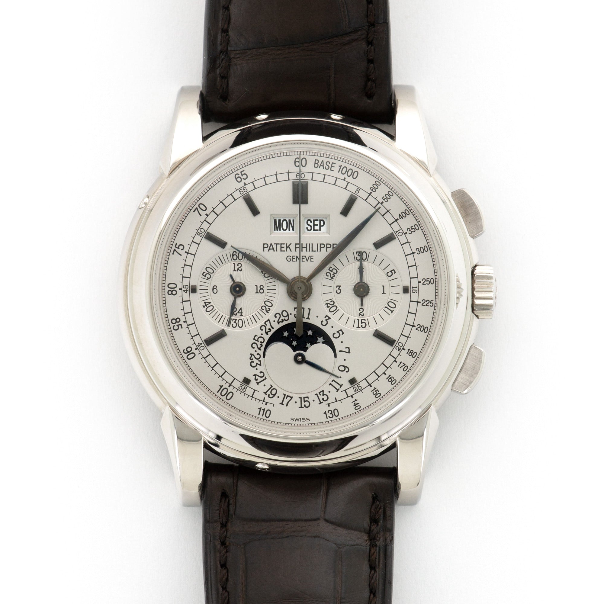 Patek Philippe - Patek Philippe White Gold Perpetual Calendar Chrono Watch Ref. 5970 - The Keystone Watches